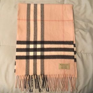 BURBERRY 100% Cashmere scarf Like new** Only worn a few times.